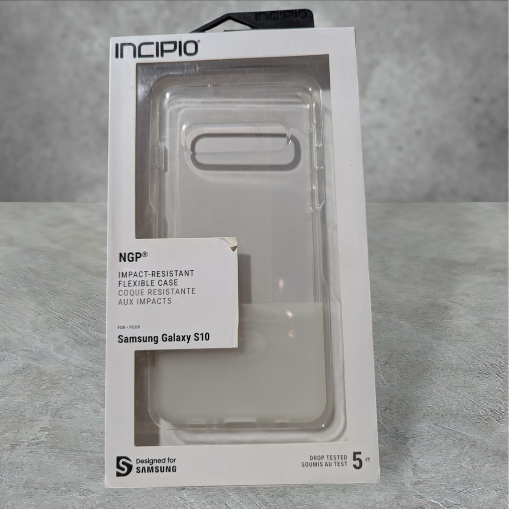 Q1. Incipio Impact Resistant Flexible Case Samsung Galaxy S10 - Clear